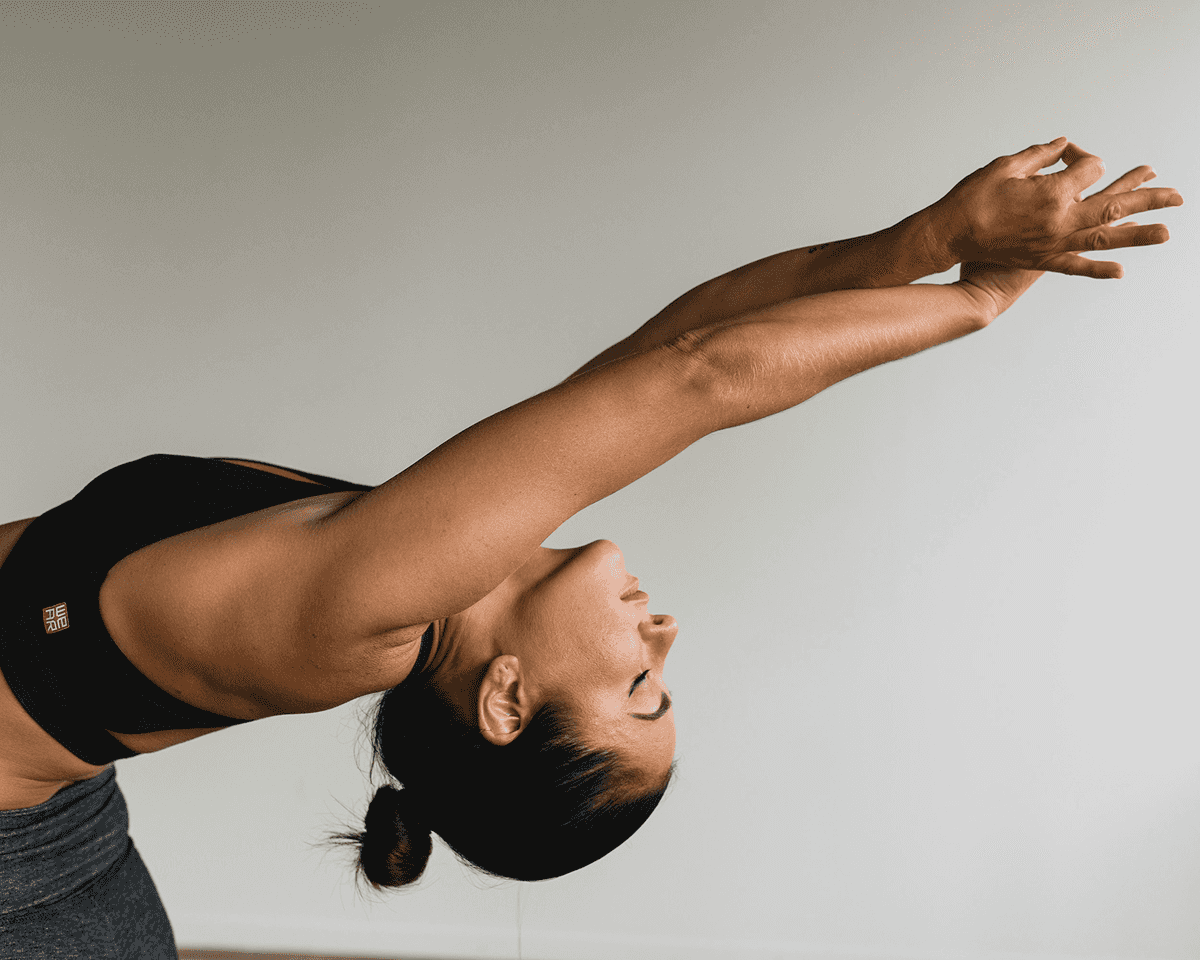 Woman stretching her back at MaiPlace